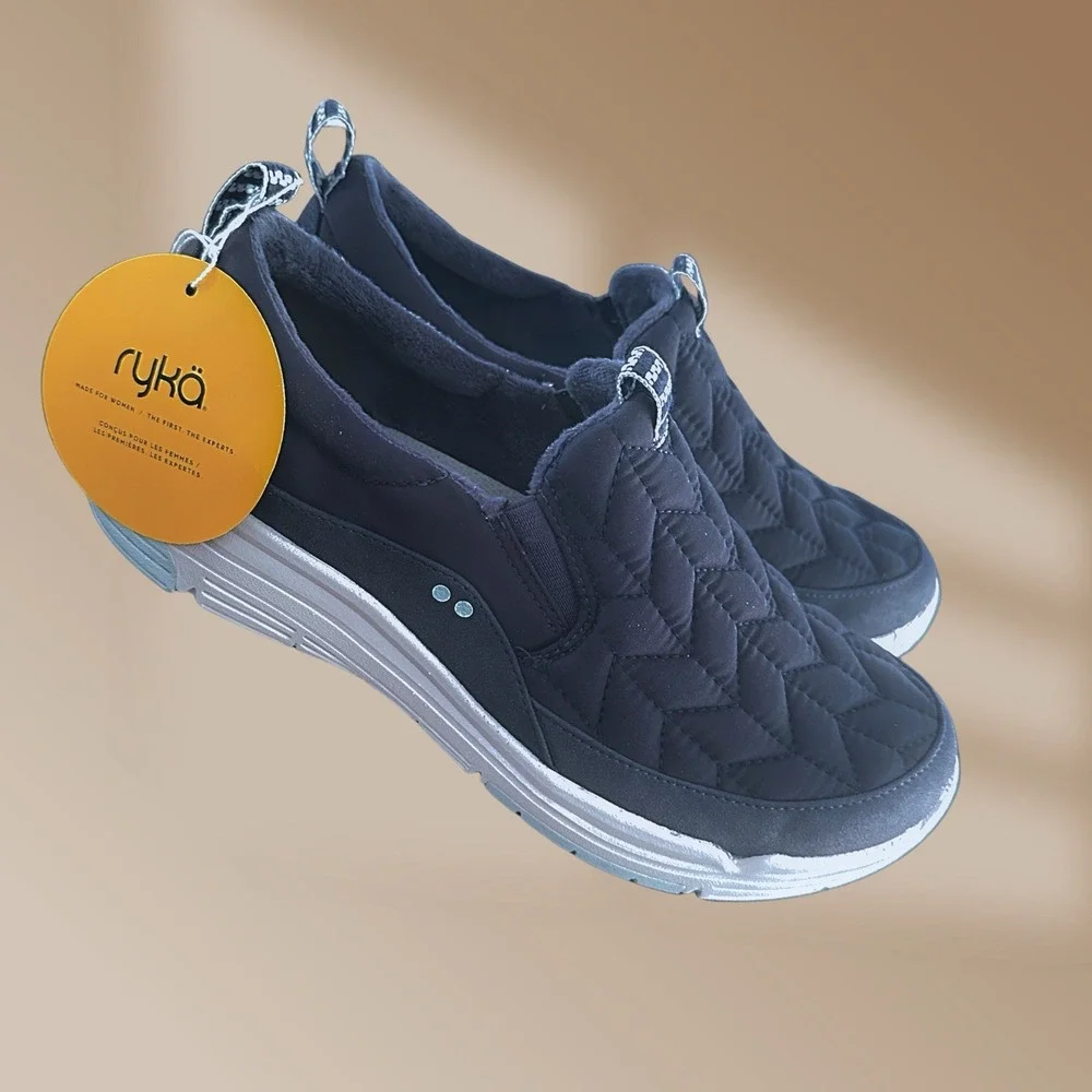Ryka Women's Water-Repellent Quilted Slip On Extra Arch Support Everyday Sneaker - Picture 5 of 5